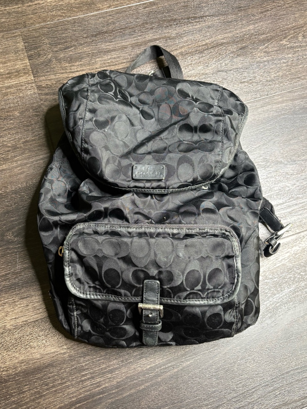 Women’s Y2K Black Coach Backpack Shoulder Bag